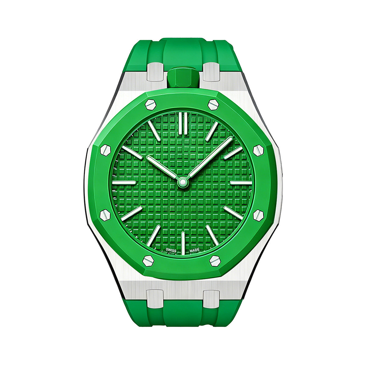 [AuraEcho]Royal Oak Pop Exclusive Steel Case & Silicone strap(Only Strap)