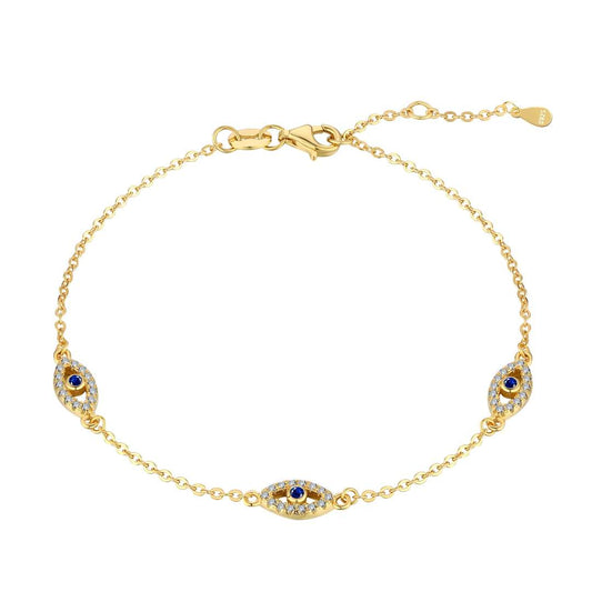 [AuraEcho]Evil Eye Shape Pendent Necklace