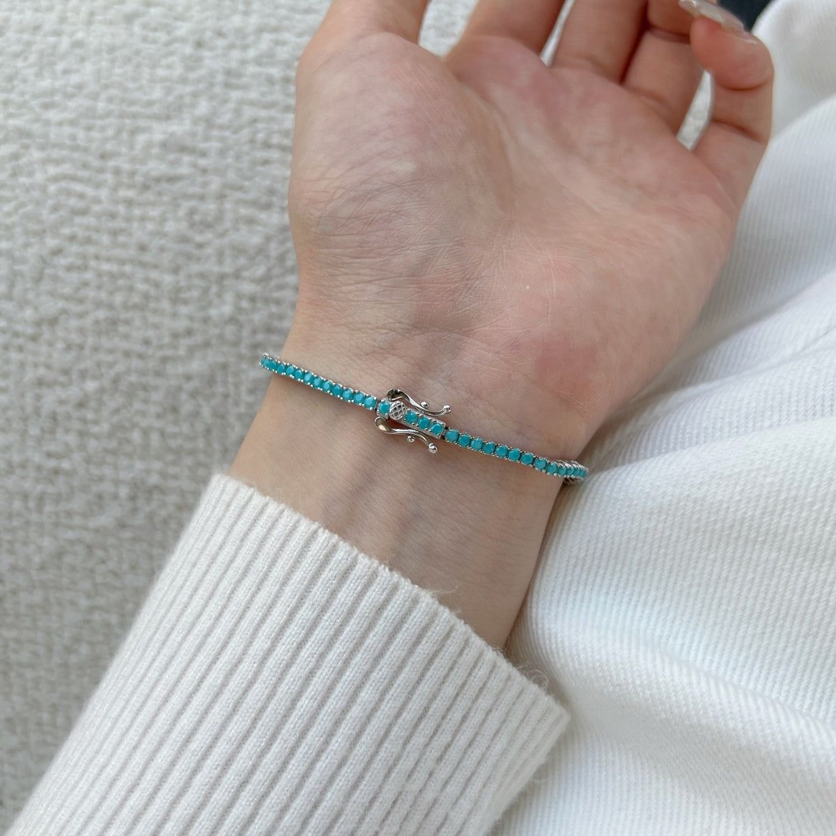 [AuraEcho]Dazzling Exquisite Round Cut Daily Bracelet