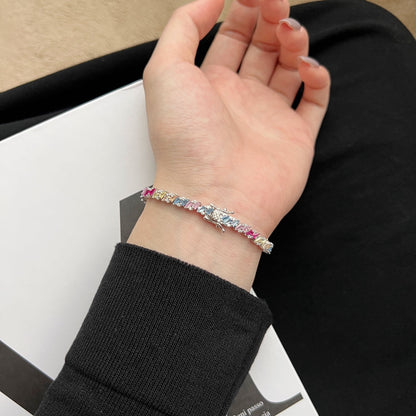 [AuraEcho]Ornate Sparkling Multi Cut Party Bracelet