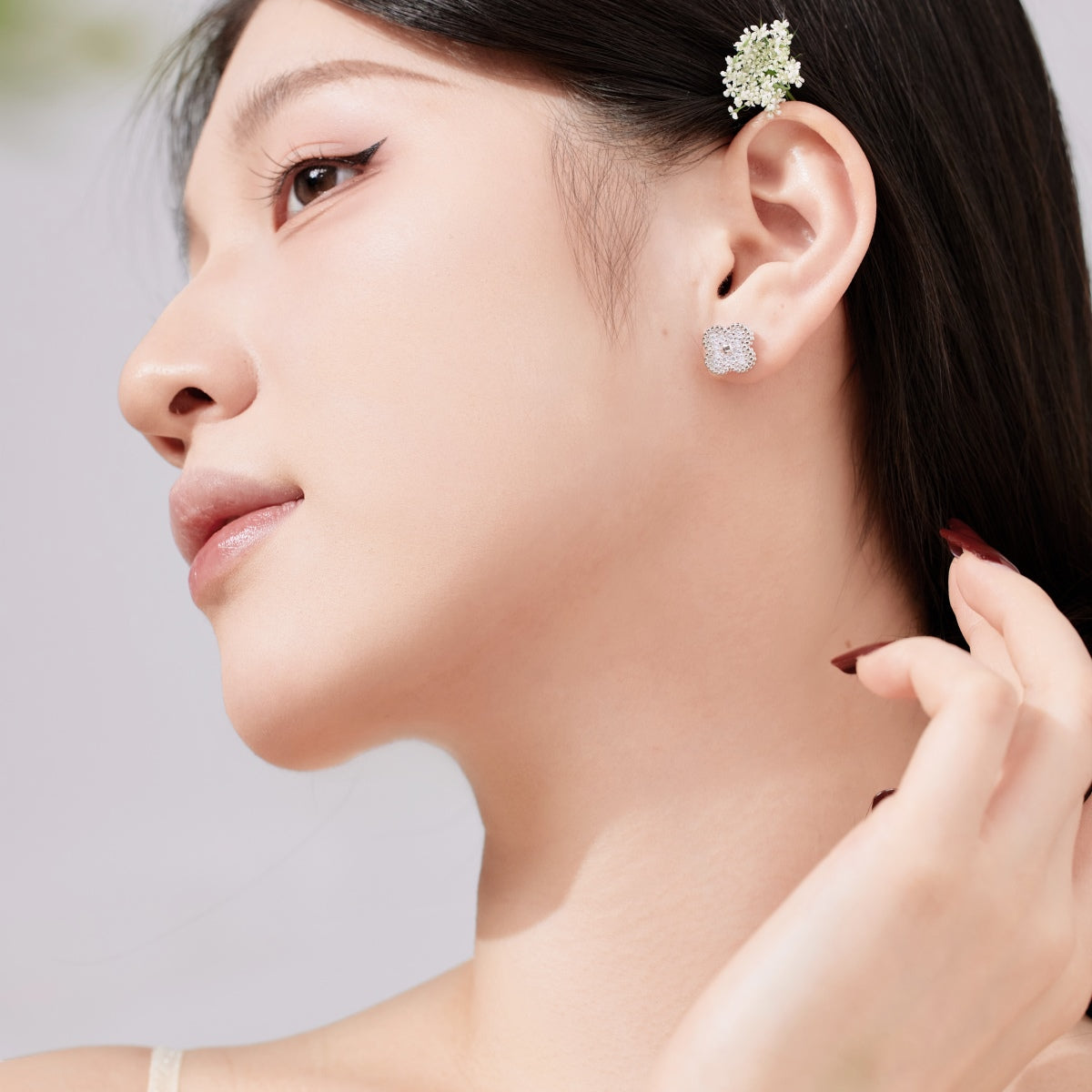 [AuraEcho]Four Leaf Clover Fashion Earrings