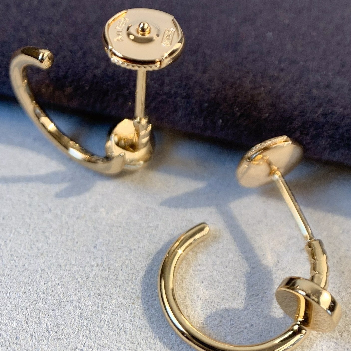 [AuraEcho]JUSTE EARRINGS PINK GOLD