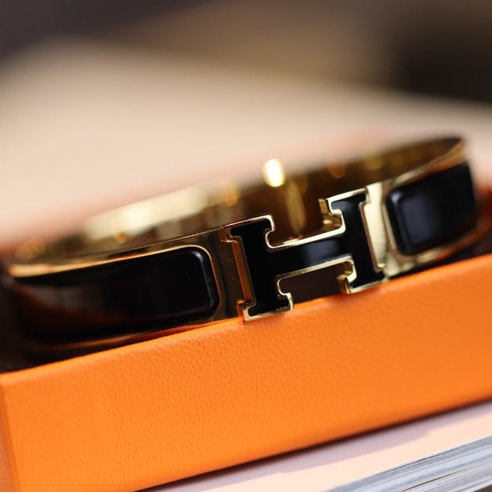 [AuraEcho]H BRACELET 12MM GOLD