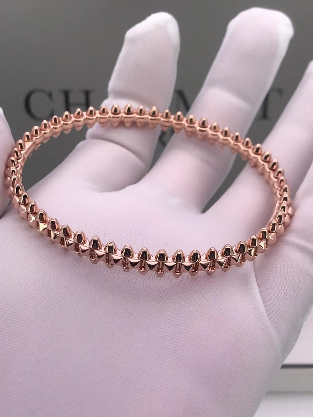 [AuraEcho]CLASH PINK GOLD BRACELET
