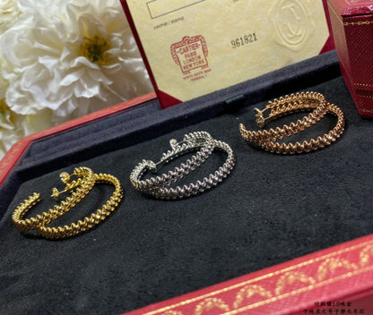 [AuraEcho]CLASH LARGE HOOP EARRINGS