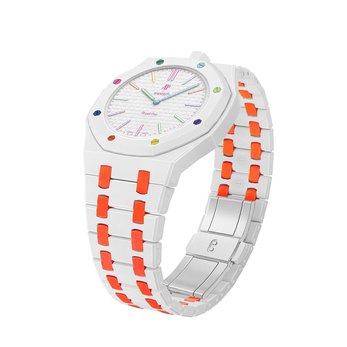 [AuraEcho]Royal Oak Pop Exclusive Bioceramic Case & Bioceramic Strap Mix Color