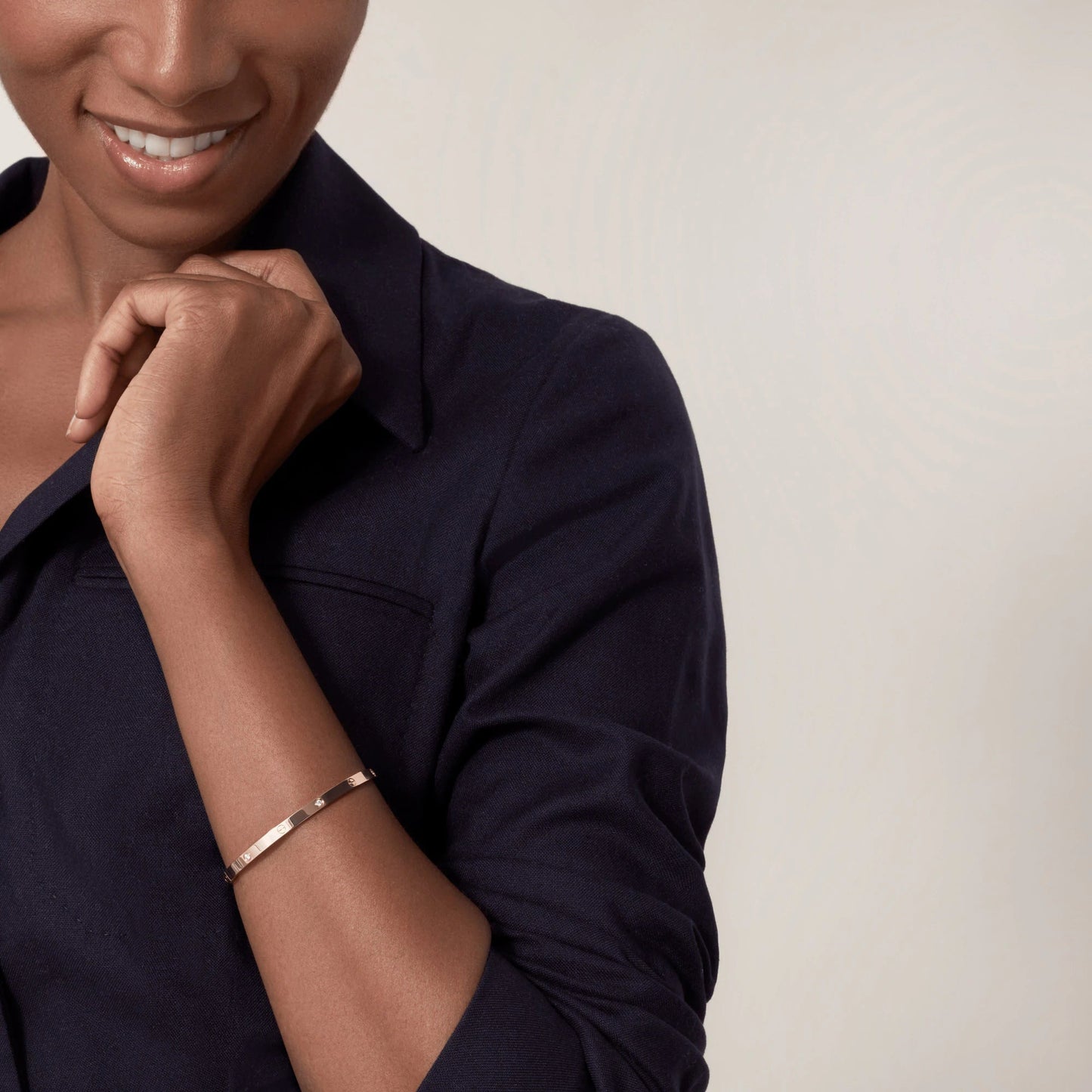 [AuraEcho]LOVE BRACELET 3.65MM 6 DIAMONDS