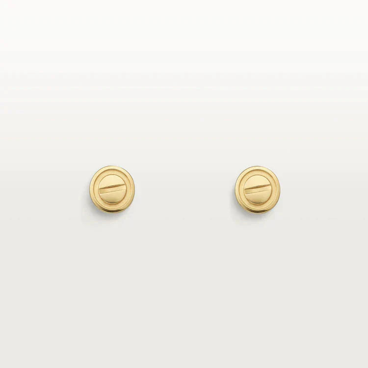 [AuraEcho]LOVE EARRINGS GOLD 10MM