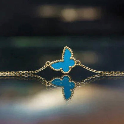 [AuraEcho]BUTTERFLY TURQUOISE BUTTERFLY BRACELET