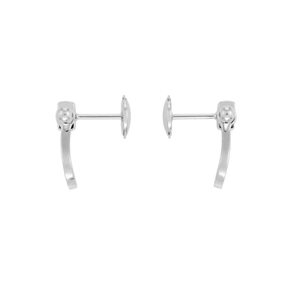 [AuraEcho]FORCE 10 FULL DIAMOND STUD EARRINGS MINI MODEL