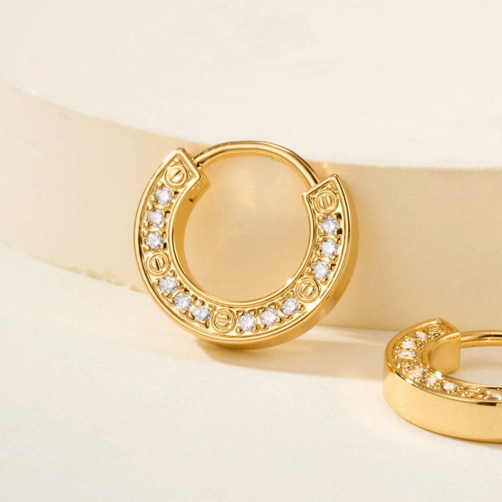 [AuraEcho]LOVE DIAMOND EARRINGS