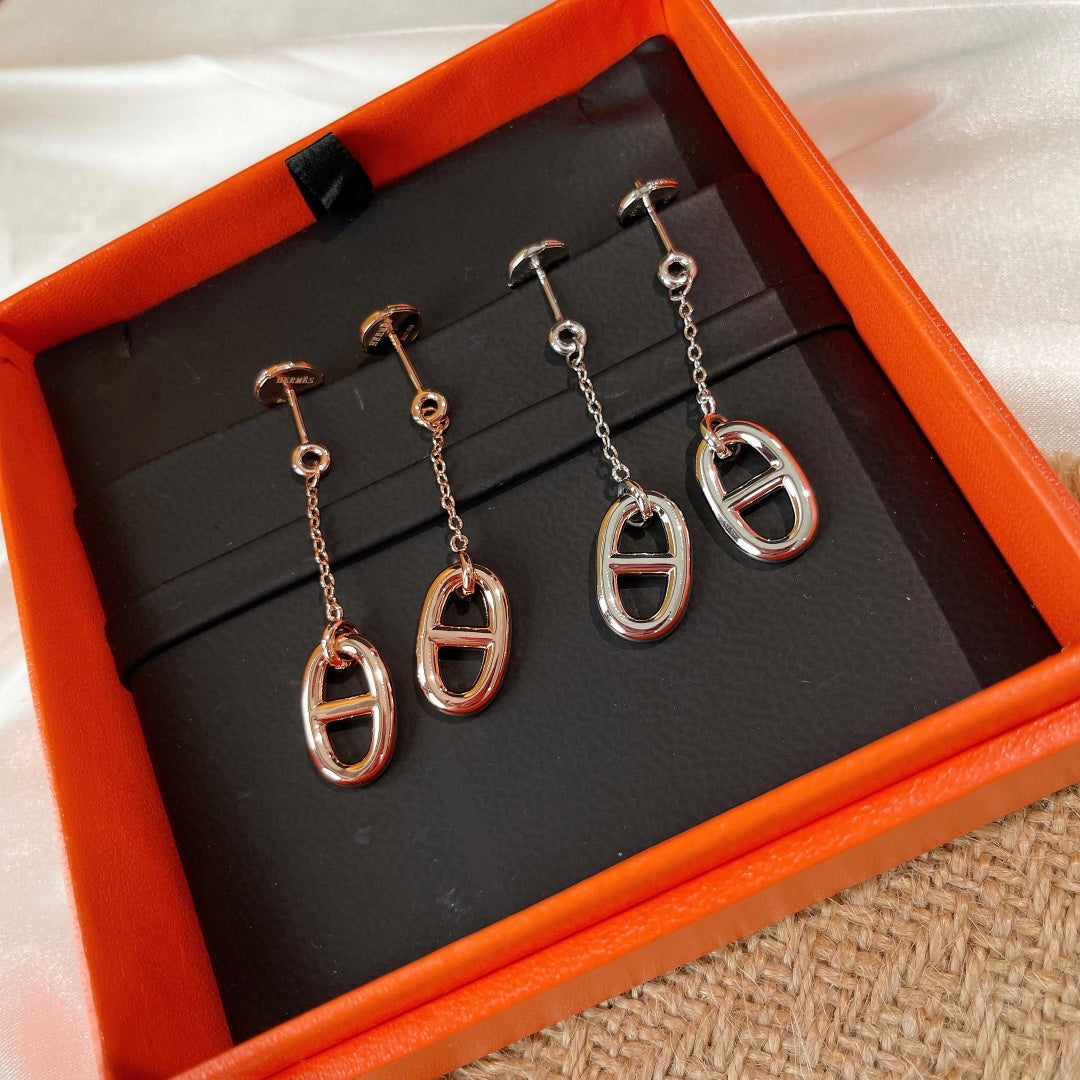 [AuraEcho]CHAINE TASSEL EARRINGS