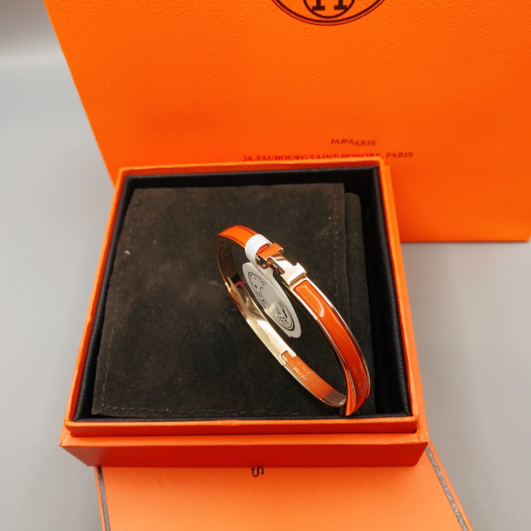 [AuraEcho]CLASSIC HM CLIC RED 8MM ENAMEL BRACELET