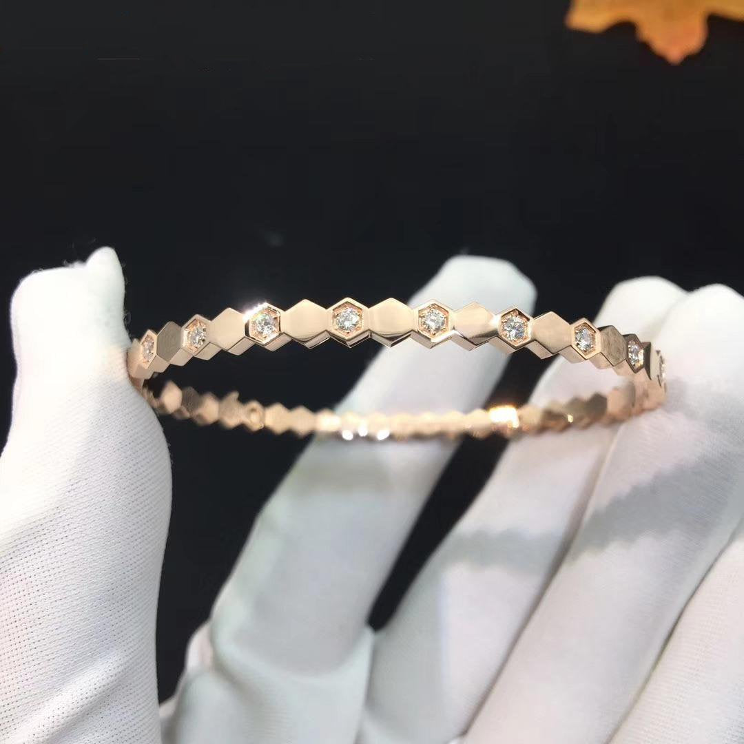 [AuraEcho]BEE LOVE SILVER DIAMOND BRACELET