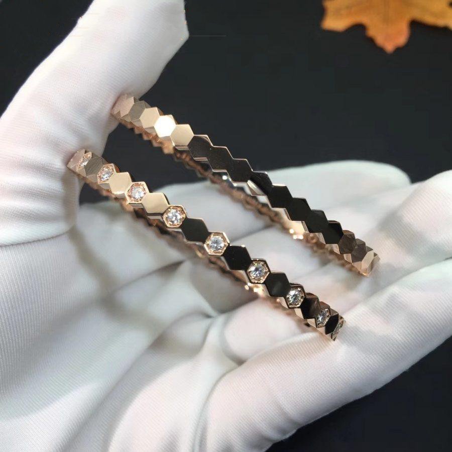 [AuraEcho]BEE LOVE PINK GOLD DIAMOND BRACELET
