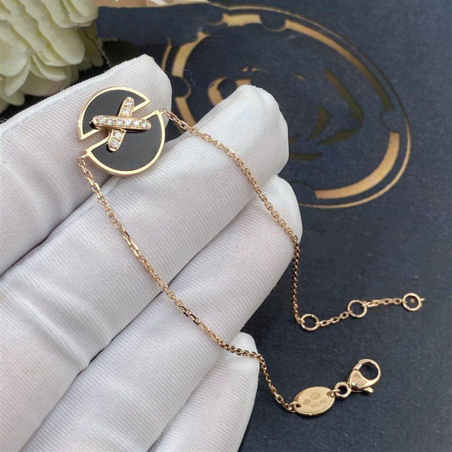 [AuraEcho]JEUX DE BRACELET ONYX PINK GOLD DIAMOND