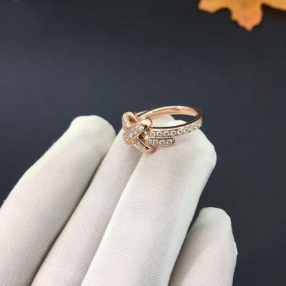 [AuraEcho]JEUX DE RING PINK GOLD DIAMOND
