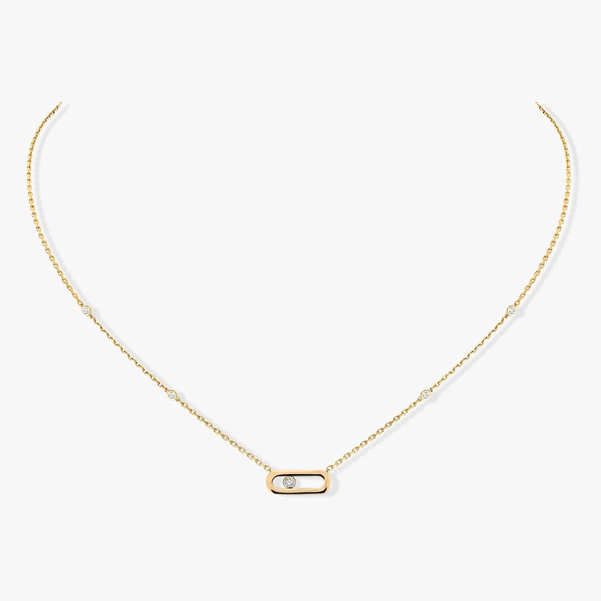 [AuraEcho]MOVE UNO DIAMOND NECKLACE