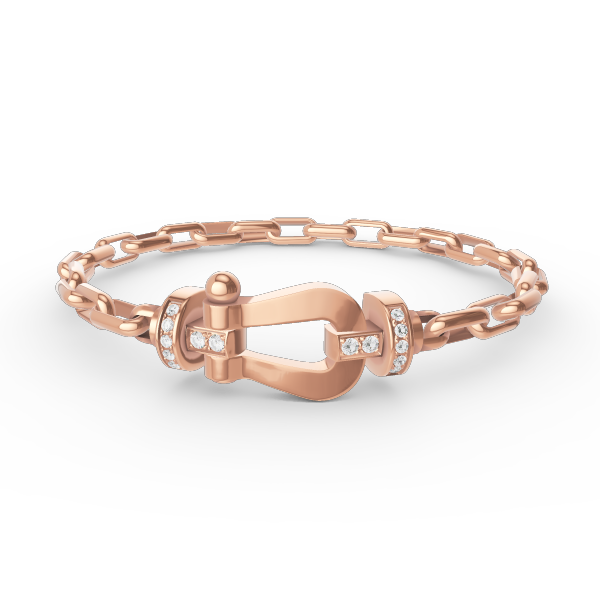 [AuraEcho]FORCE LARGE HORSESHOE CLASP  METAL BRACELET