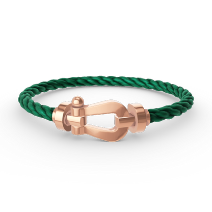 [AuraEcho]FORCE LARGE HORSESHOE NO DIAMOND BRACELET ROSE GOLD