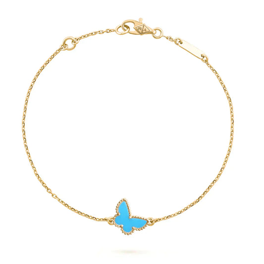 [AuraEcho]BUTTERFLY TURQUOISE BUTTERFLY BRACELET
