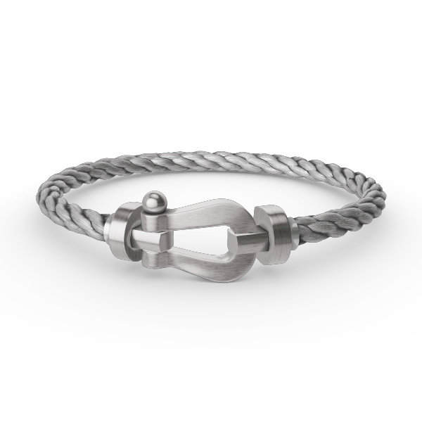 [AuraEcho]FORCE LARGE HORSESHOE NO DIAMOND BRACELET SILVER